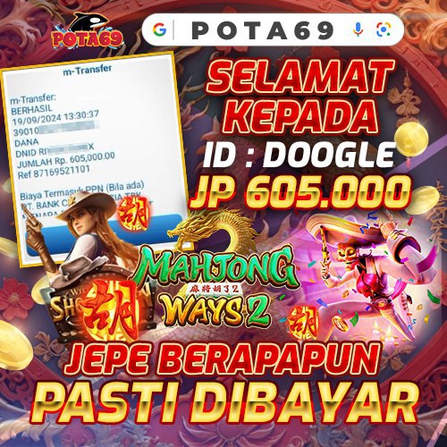 SELAMAT KEPADA USER ID : doogle